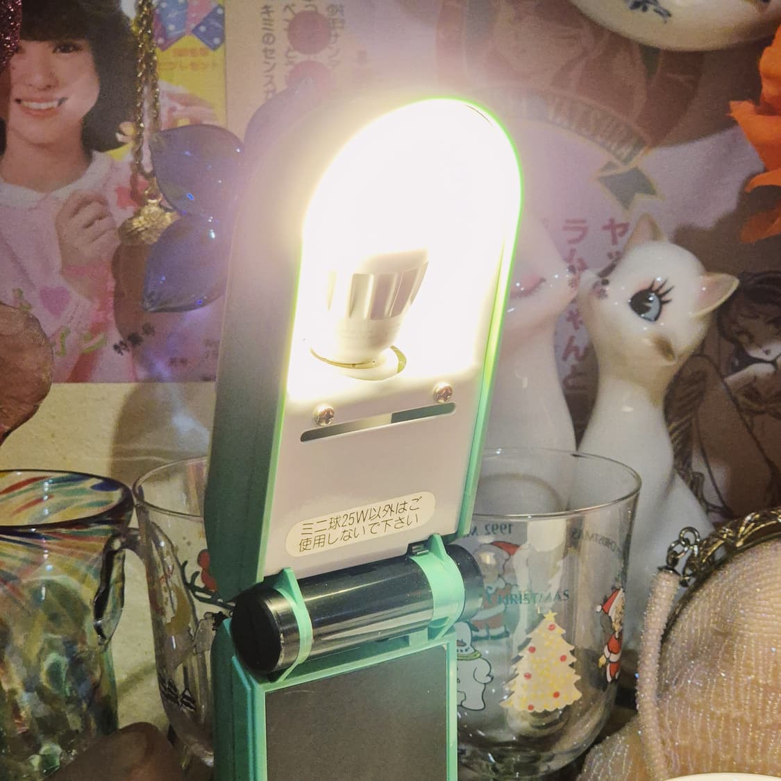 90s 레트로 야마다 민트 폴딩 데스크 램프 상품이미지9