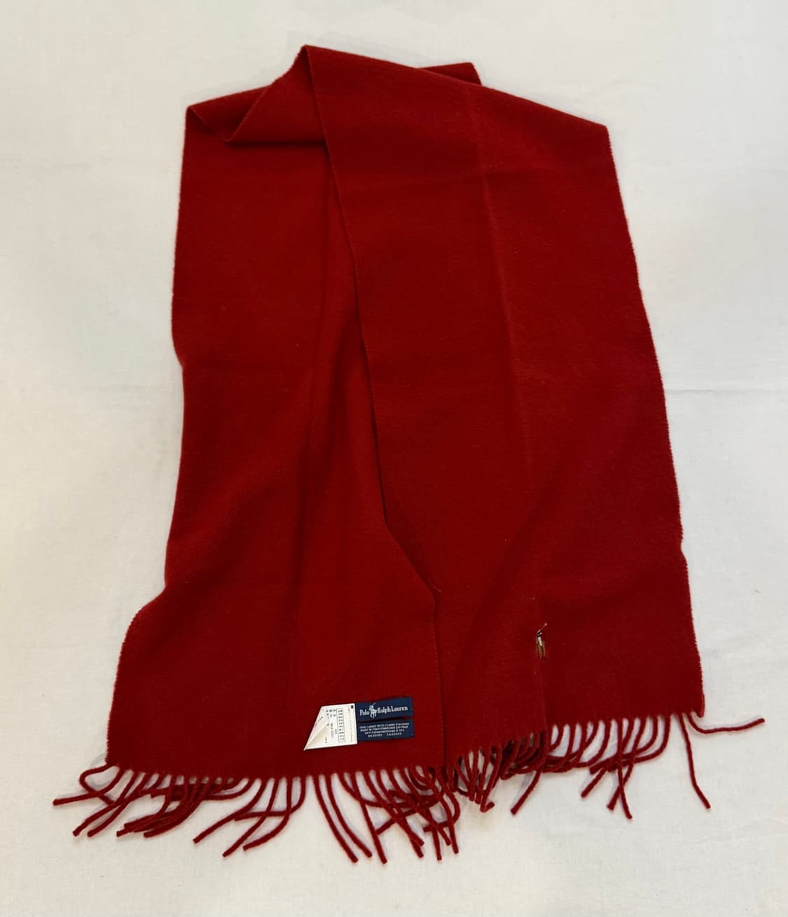 00s 폴로 랄프로렌 울 머플러 목도리 버건디 상품이미지2