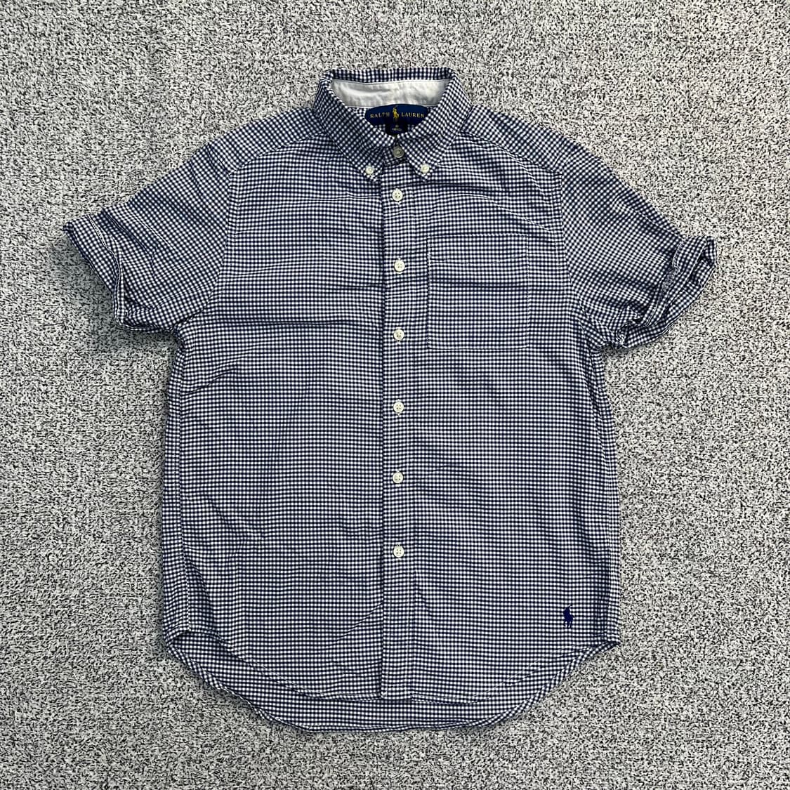 M 폴로랄프로렌 여성 체크 반팔 셔츠 0313M 상품이미지1