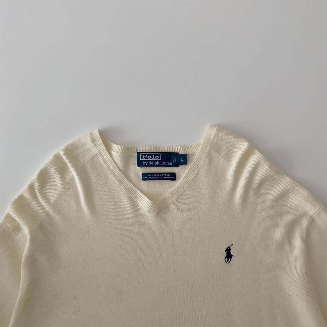 L ) 폴로니트 피마코튼니트 A0814 상품이미지4