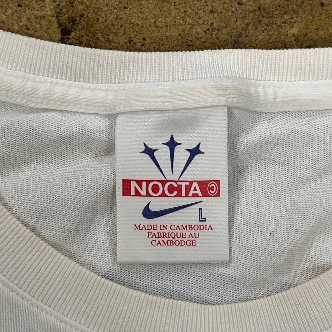 [정품/L] 나이키 녹타 T&C 반팔 티셔츠 화이트 b15 상품이미지4