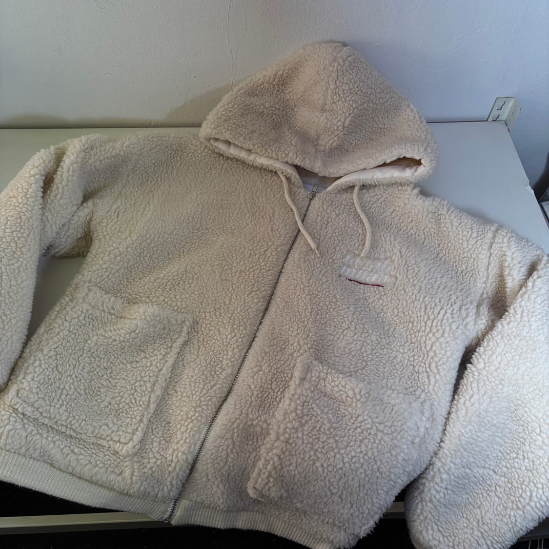 우먼FREE 무아무아 뽀글이 후리스 후드집업 상품이미지2