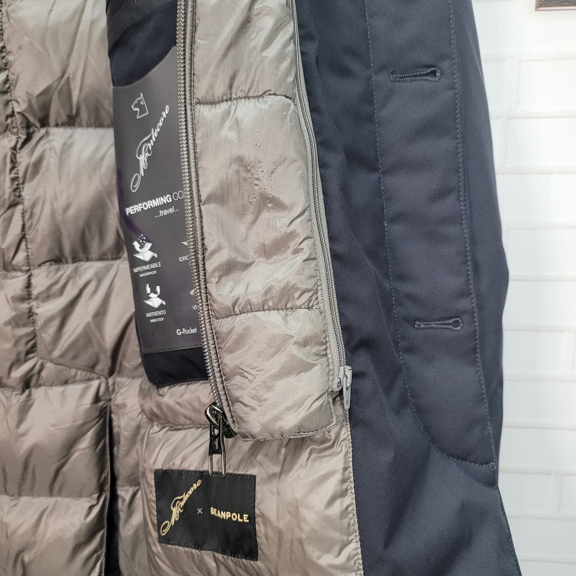 몬테꼬레 x 빈폴 하이테크 다운 패딩 코트 100사이즈 상품이미지4