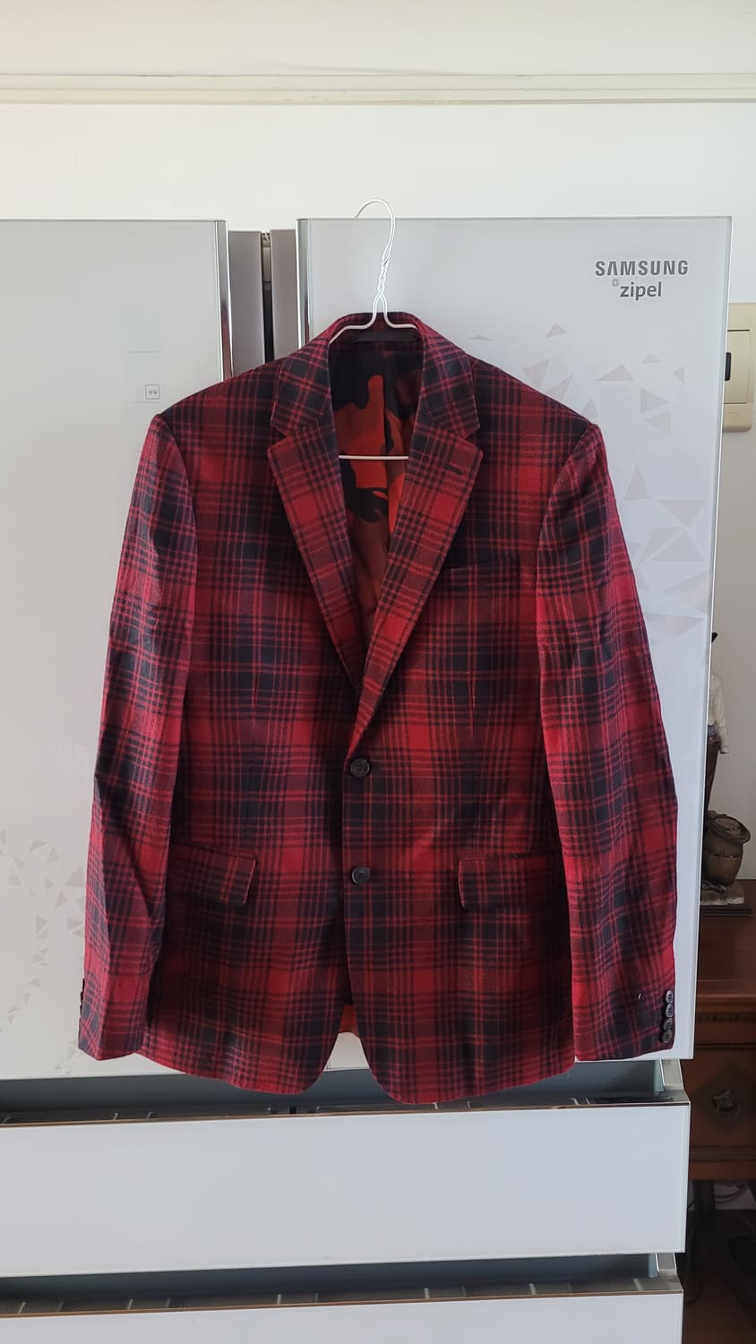 발렌티노 체크 깅엄 수트 상하의 셋업 500만짜리 상품이미지1