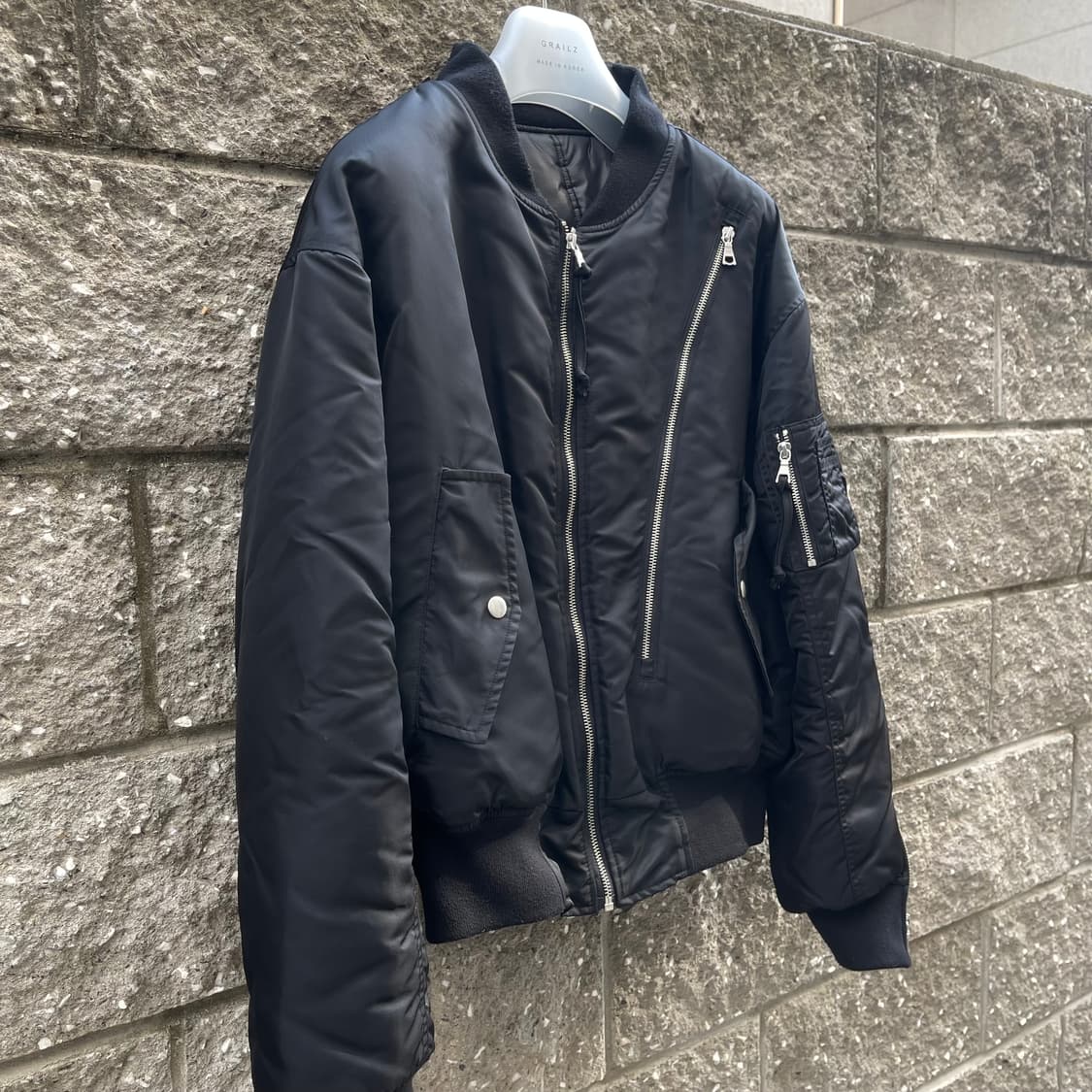 [0] 그레일즈 초판 멀티지퍼 봄버자켓 (95~100) 상품이미지3