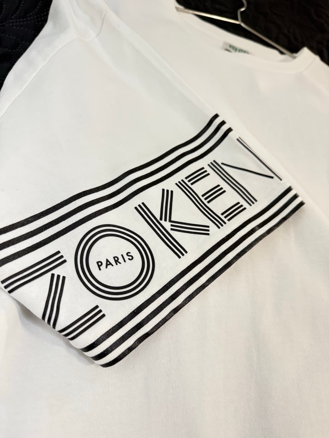 KENZO 겐조 화이트 로고 반팔 티셔츠 상품이미지5