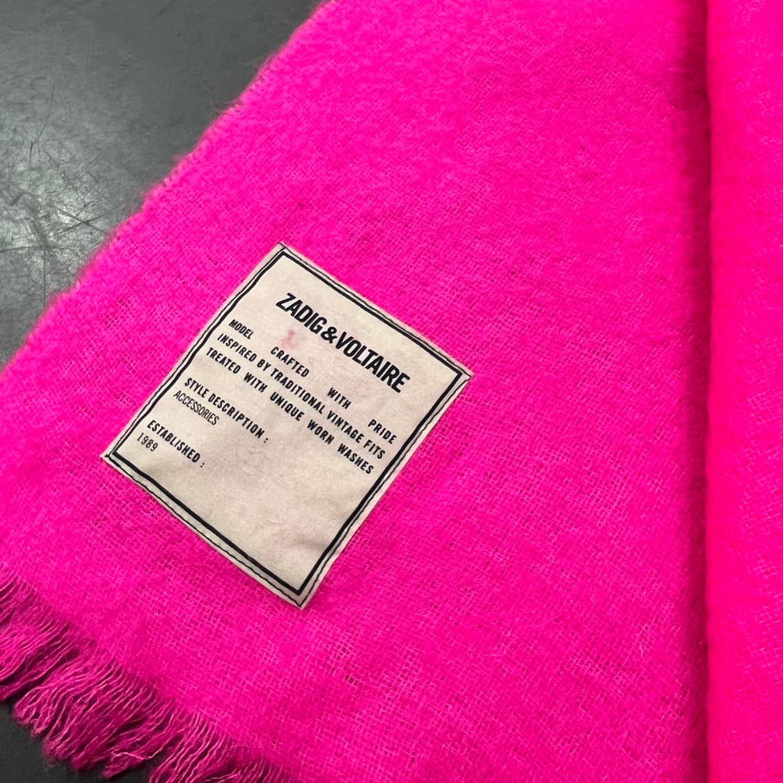  쟈딕앤볼테르 모헤어 머플러 y14622 상품이미지6