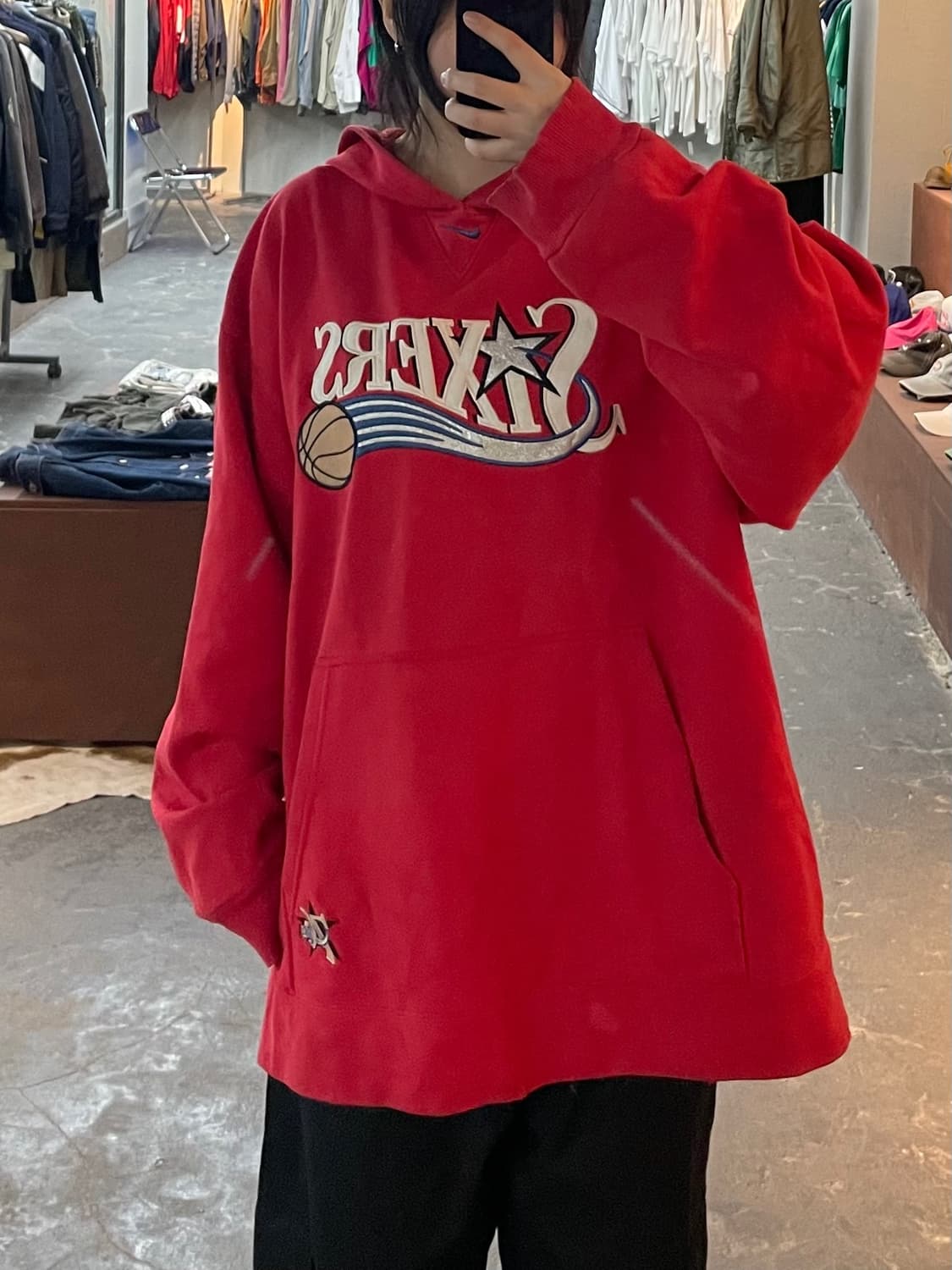 나이키 NBA 필라델피아 세븐티식서스 후드티 H2119 상품이미지1