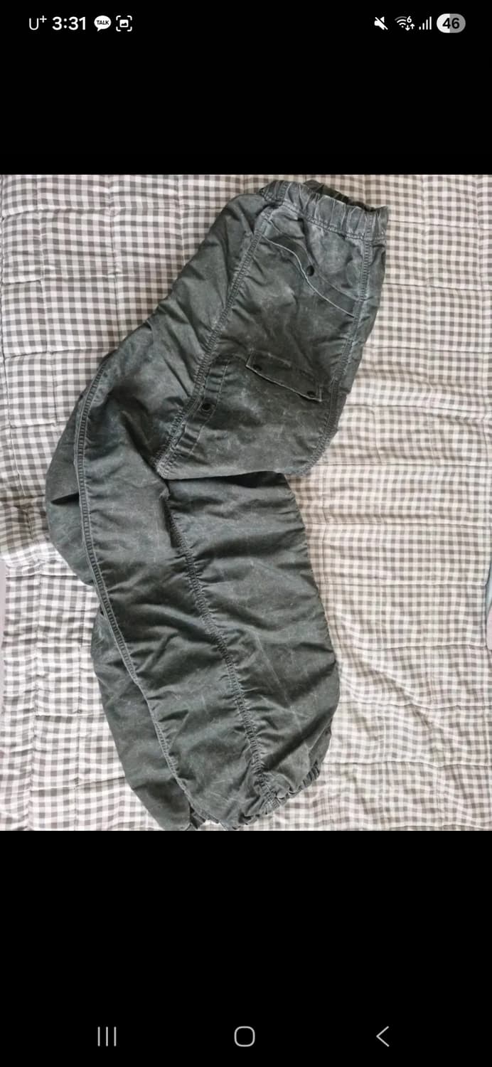 크랙 가먼트 카고 나일론 팬츠 상품이미지5