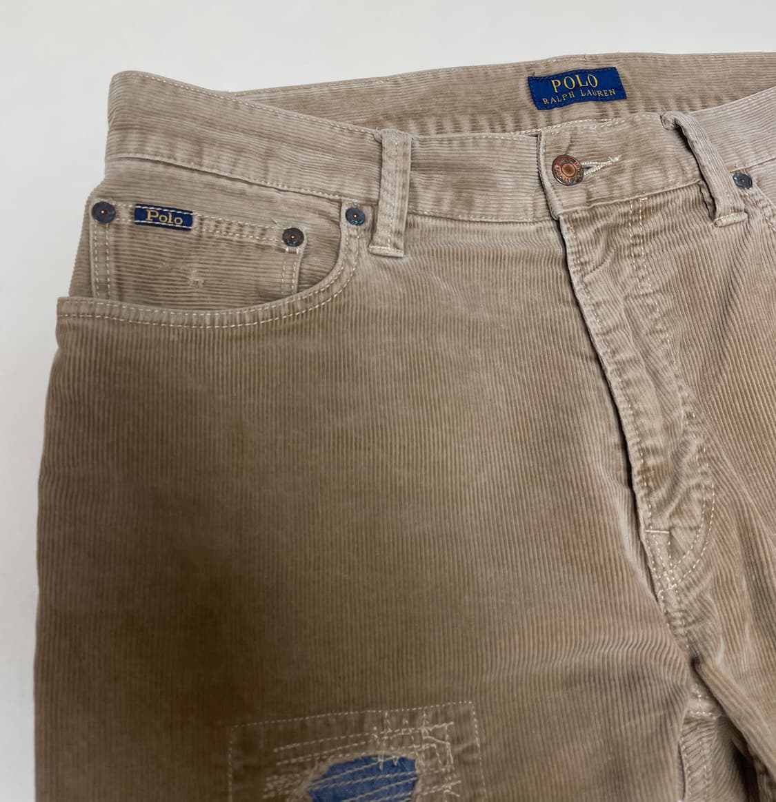 폴로 랄프로렌 구하기 힘든 패치워크 코듀로이 팬츠 상품이미지4