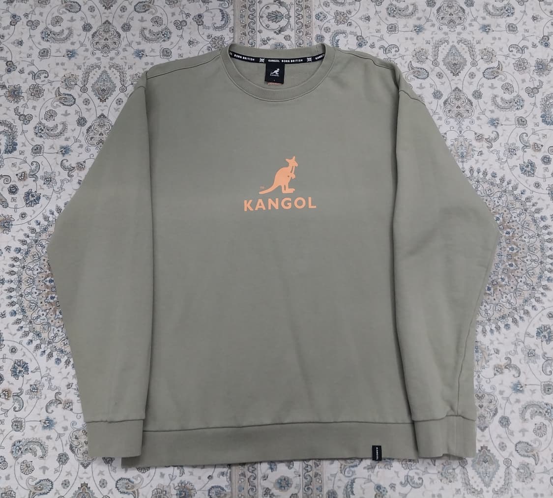 캉골 맨투맨 티셔츠 카키색 L 상품이미지1