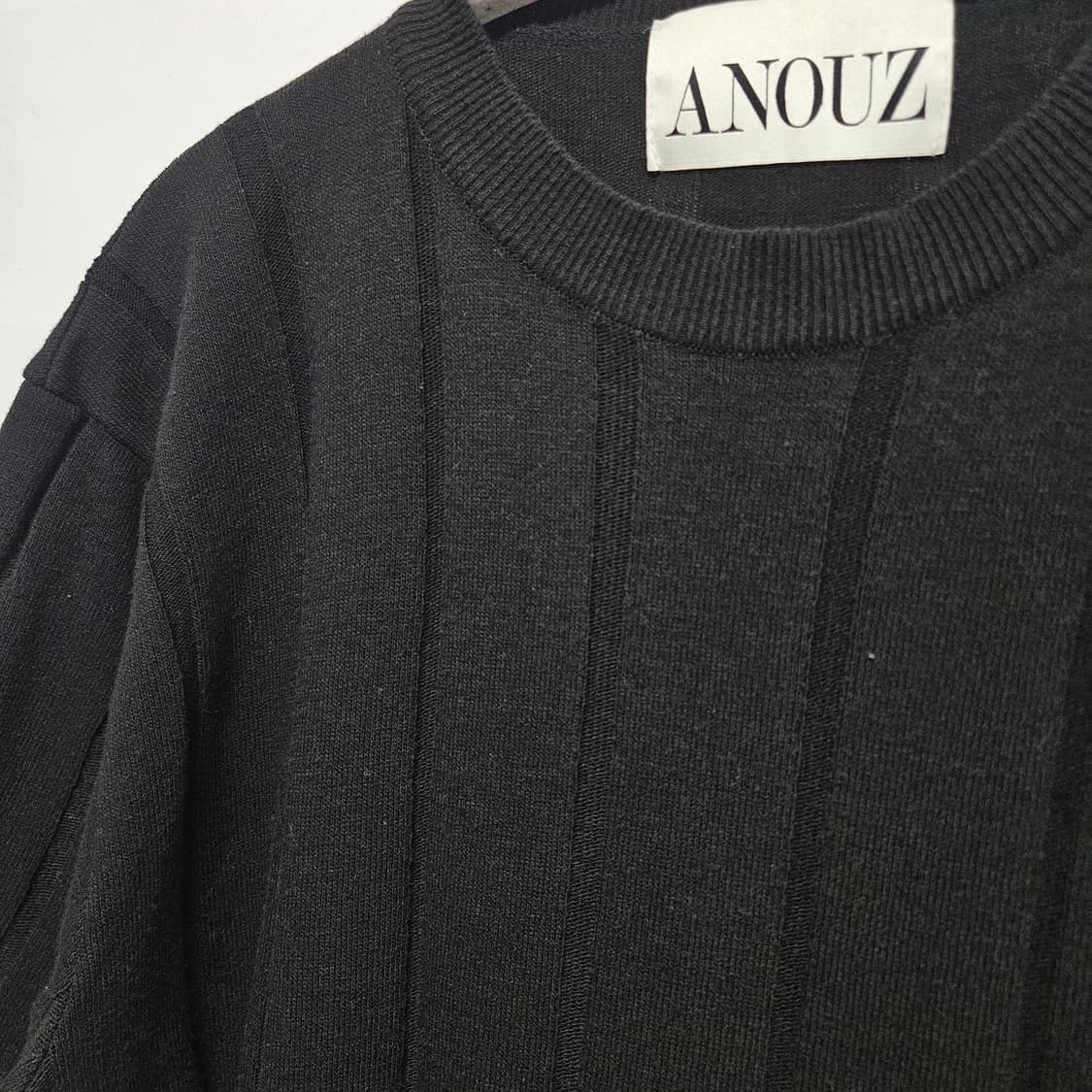 어누즈 anouz 반팔 니트 티셔츠 L 상품이미지2