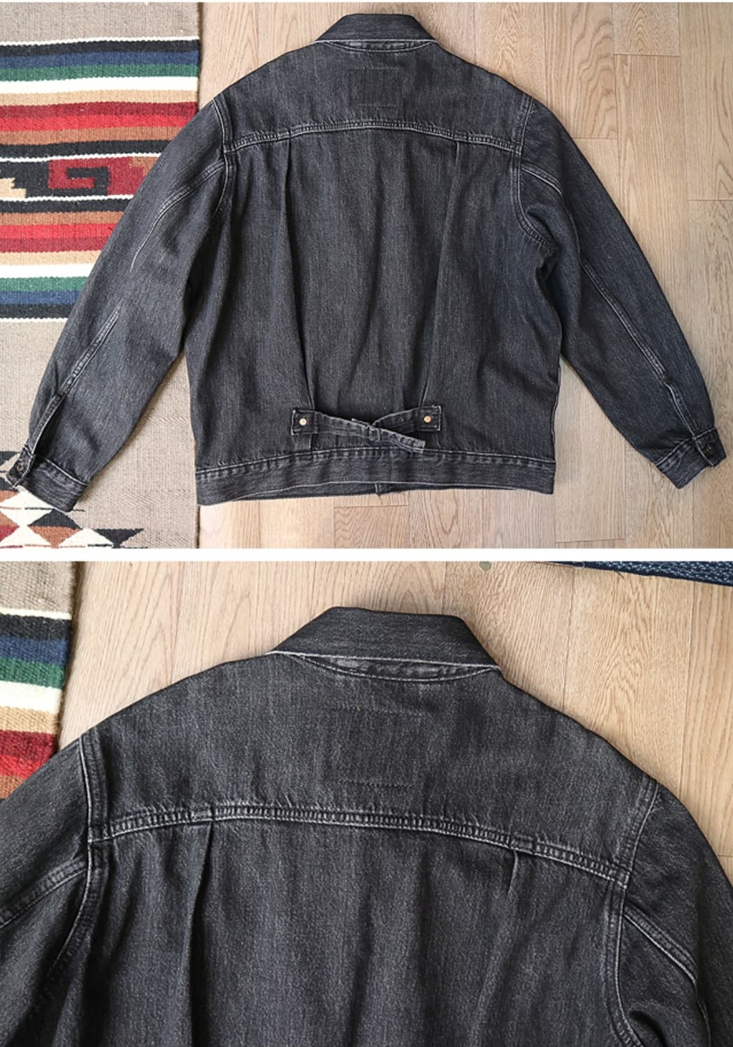 LEVIS 리바이스 프리미엄 빅E A3174 1세대 디자인 흑정 데님자켓 상품이미지5