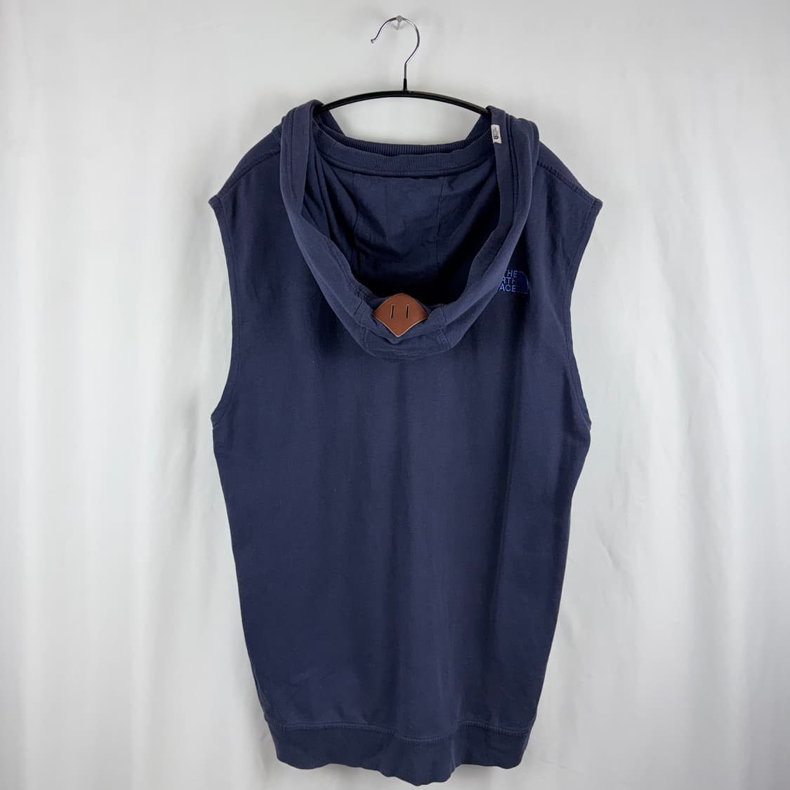 (M) 노스페이스 슬리브리스 후드 티 네이비 상품이미지6