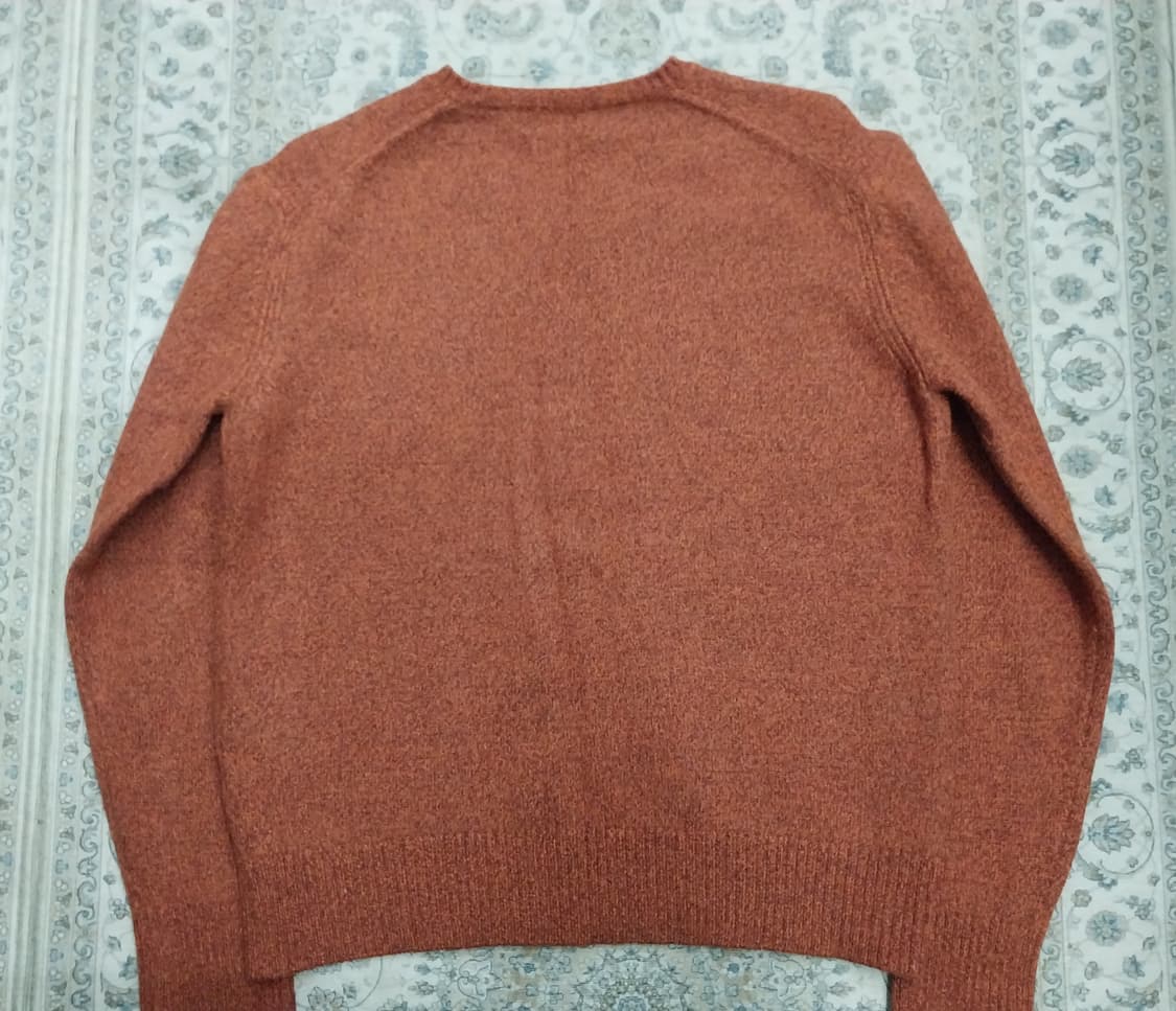 빈폴 V넥 니트 오렌지 브라운 100 상품이미지3