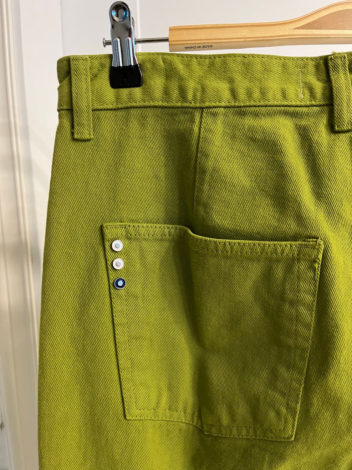 세컨모노 올리브그린 데님팬츠 상품이미지6