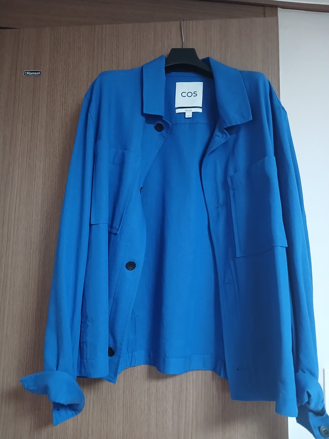 코스 블루 셔츠 자켓 XL 상품이미지1