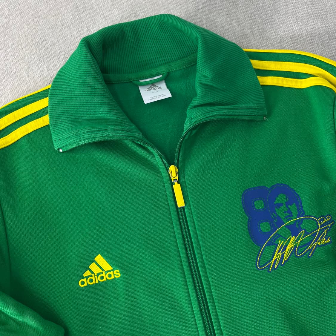 100 아디다스 브라질 카카 그린 트랙탑 져지 상품이미지3