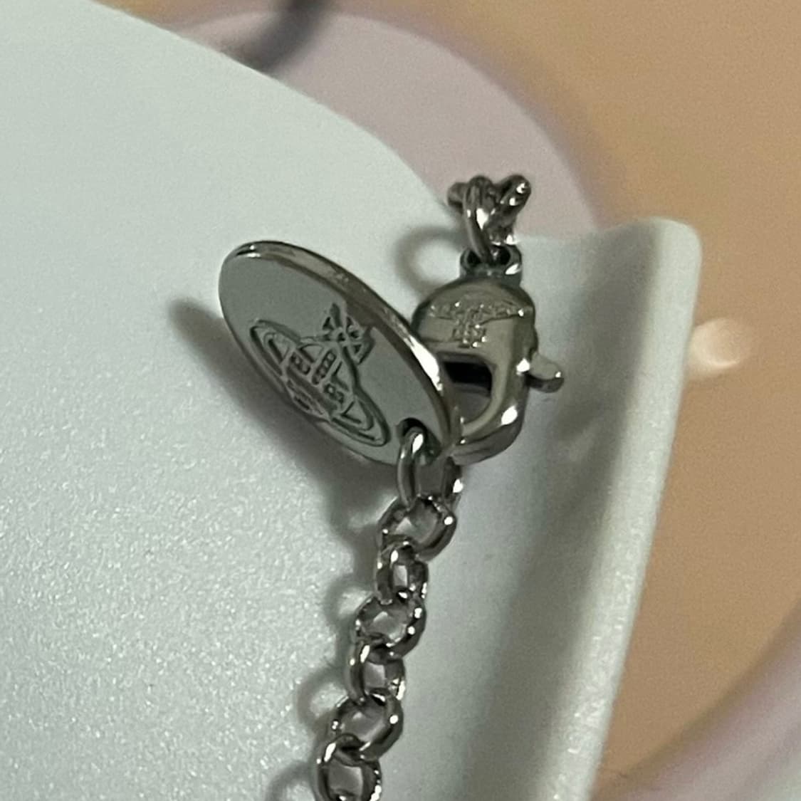 비비안웨스트우드 핑크 orb 목걸이 상품이미지8