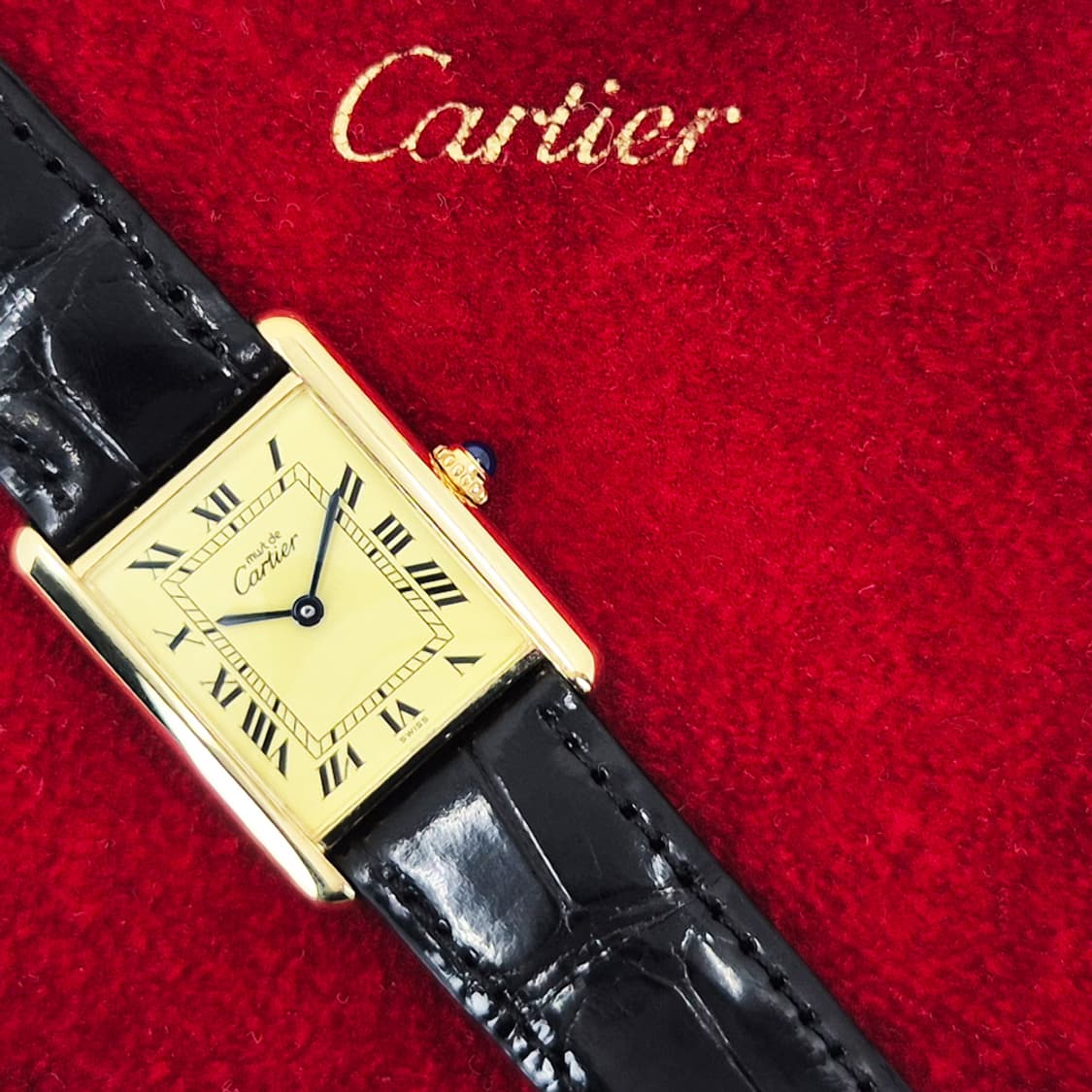 까르띠에 탱크 머스트 라지사이즈 크림판 상품이미지1