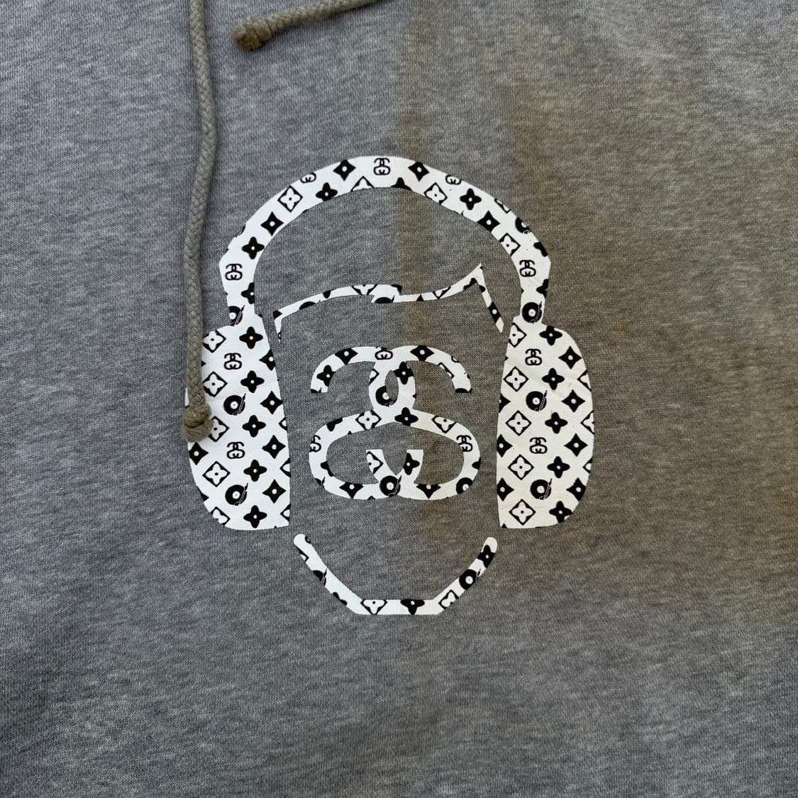 [L] 00s Stussy 스투시 모노그램 후드티 상품이미지6