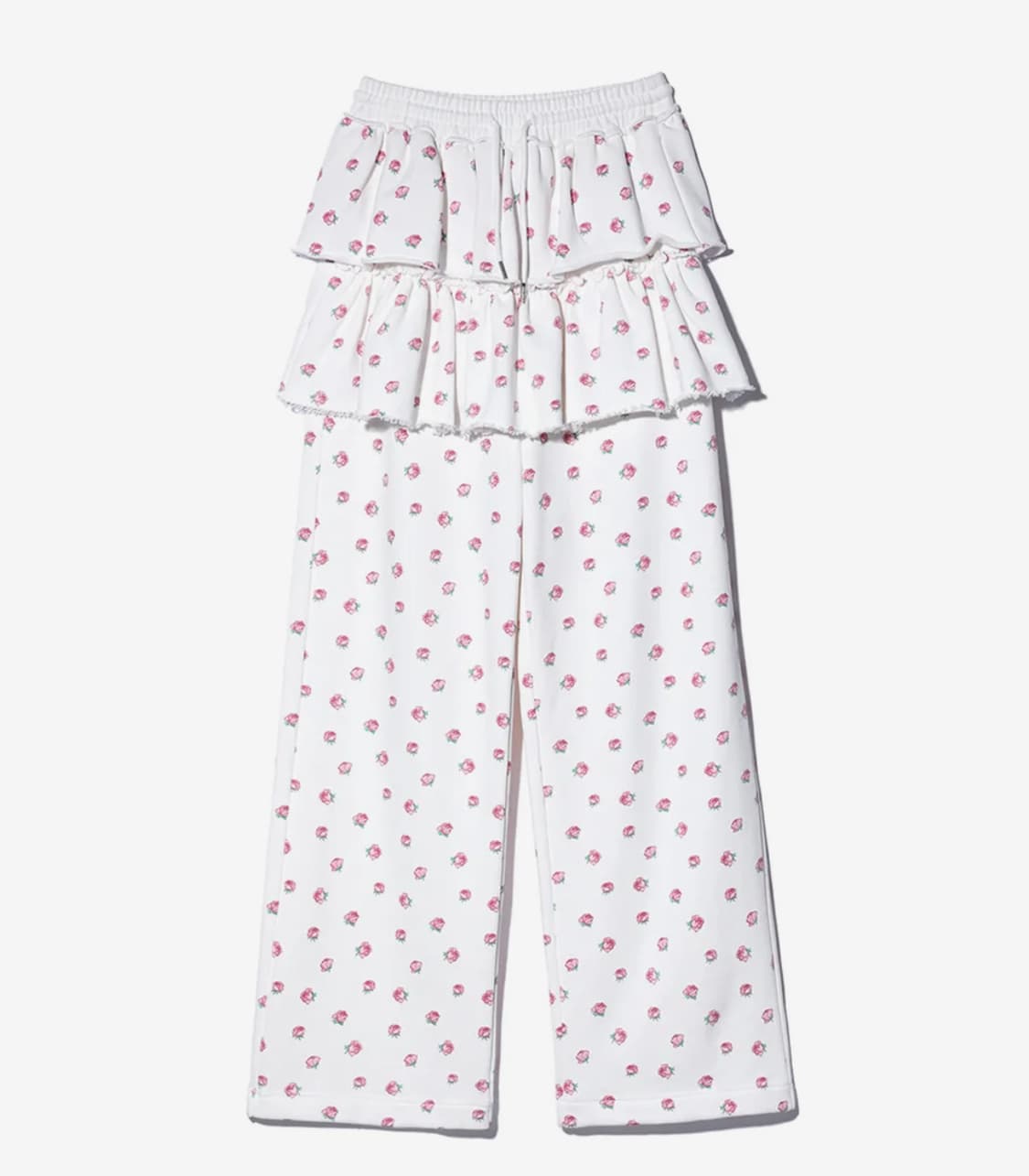 새상품)유희 플라워패턴 레이어드 스커트 팬츠 상품이미지2