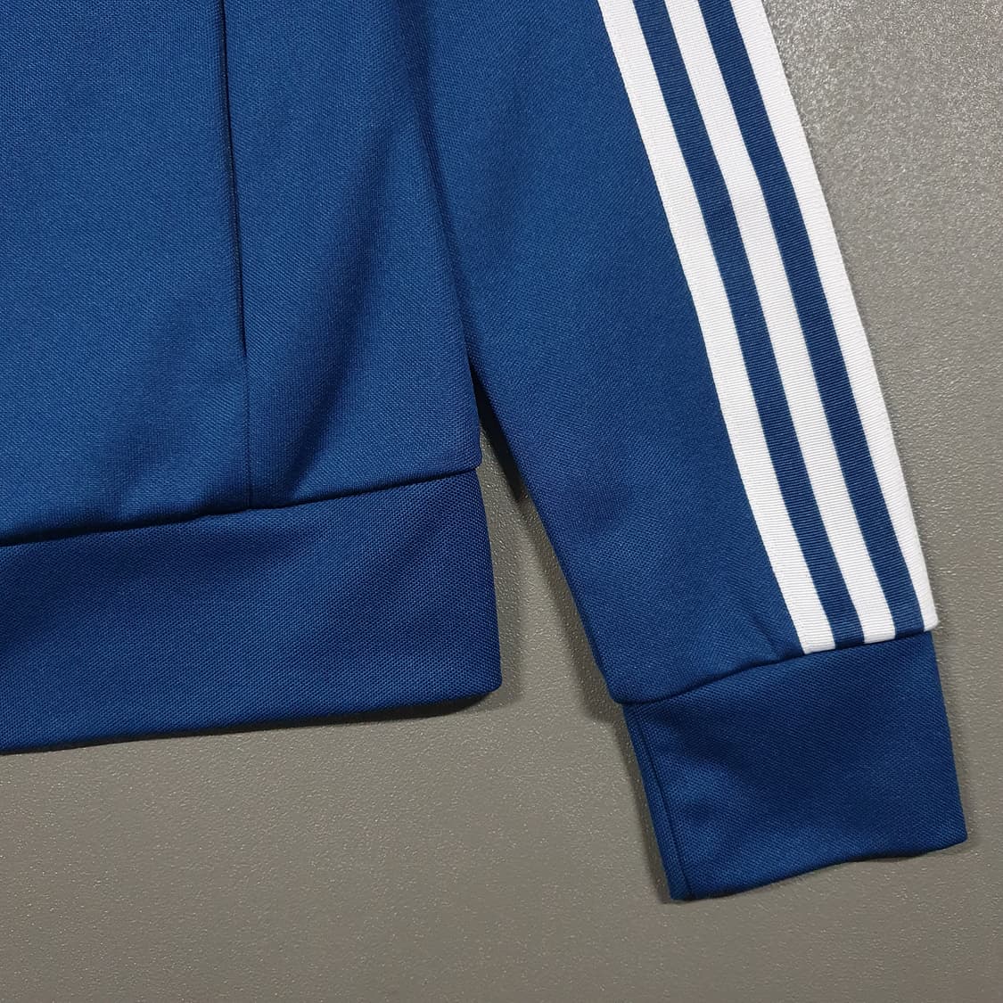 90 (S) 아디다스 유로파 파이어버드 트랙탑 삼선 져지 자켓 블루 상품이미지5