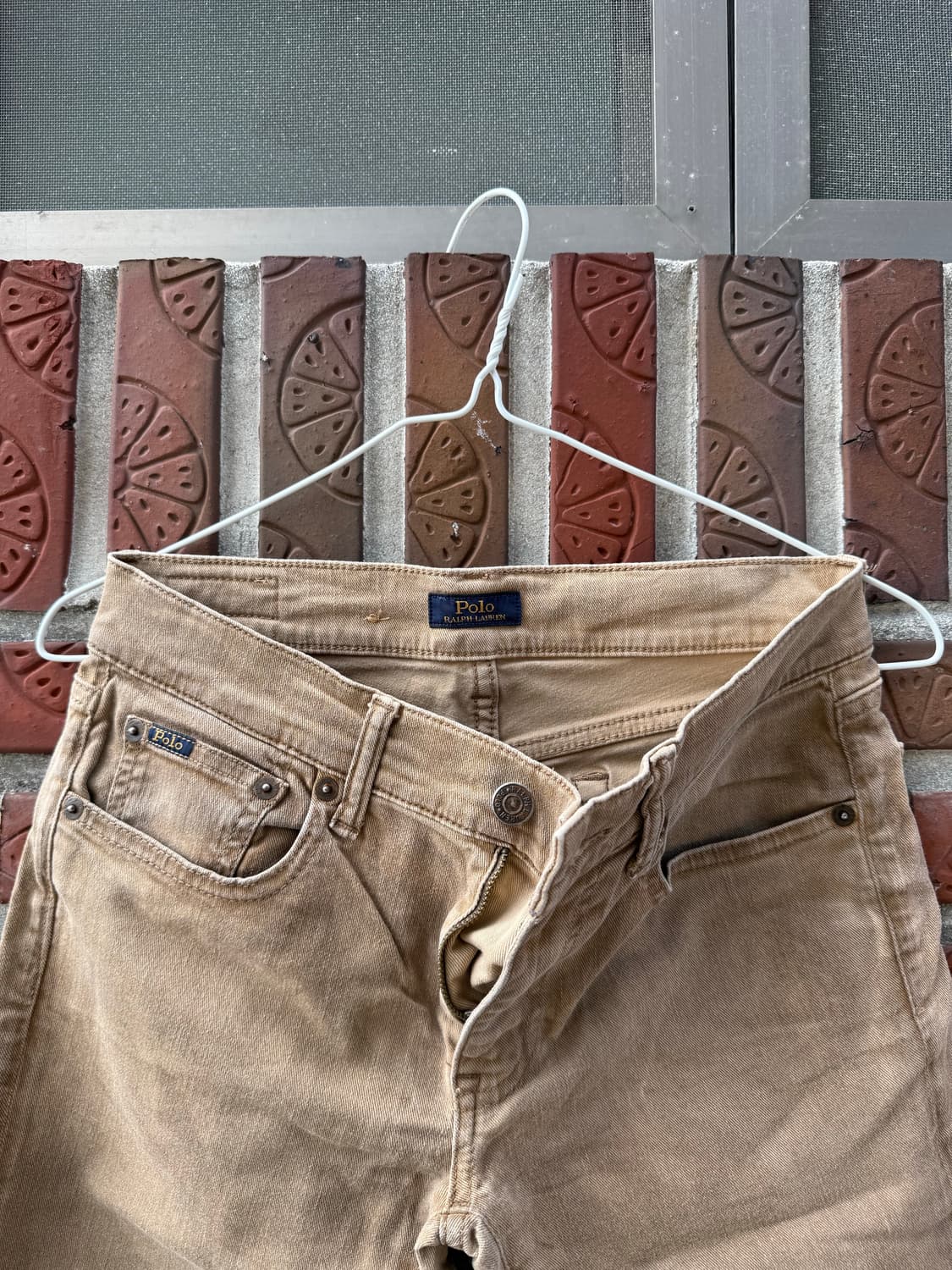 폴로 랄프로렌 워싱 베이지 팬츠 상품이미지2