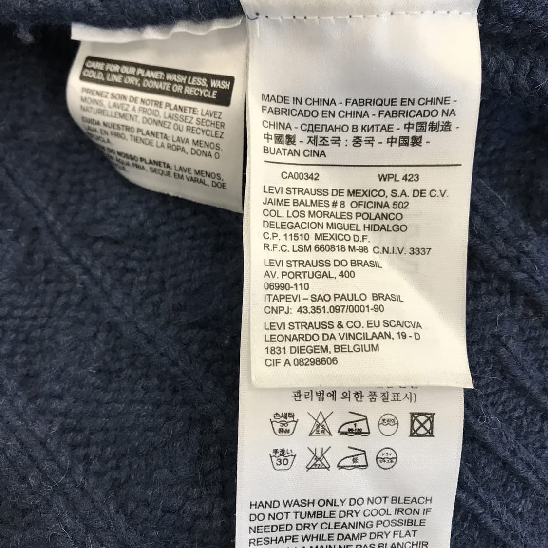 리바이스 LEVIS 노르딕 페어아일니트 [L] 상품이미지5