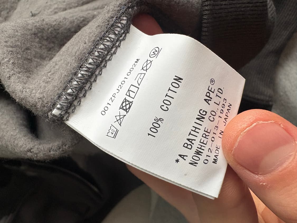 베이프 샤크후드 흑계 새상품 m,2XL 상품이미지5