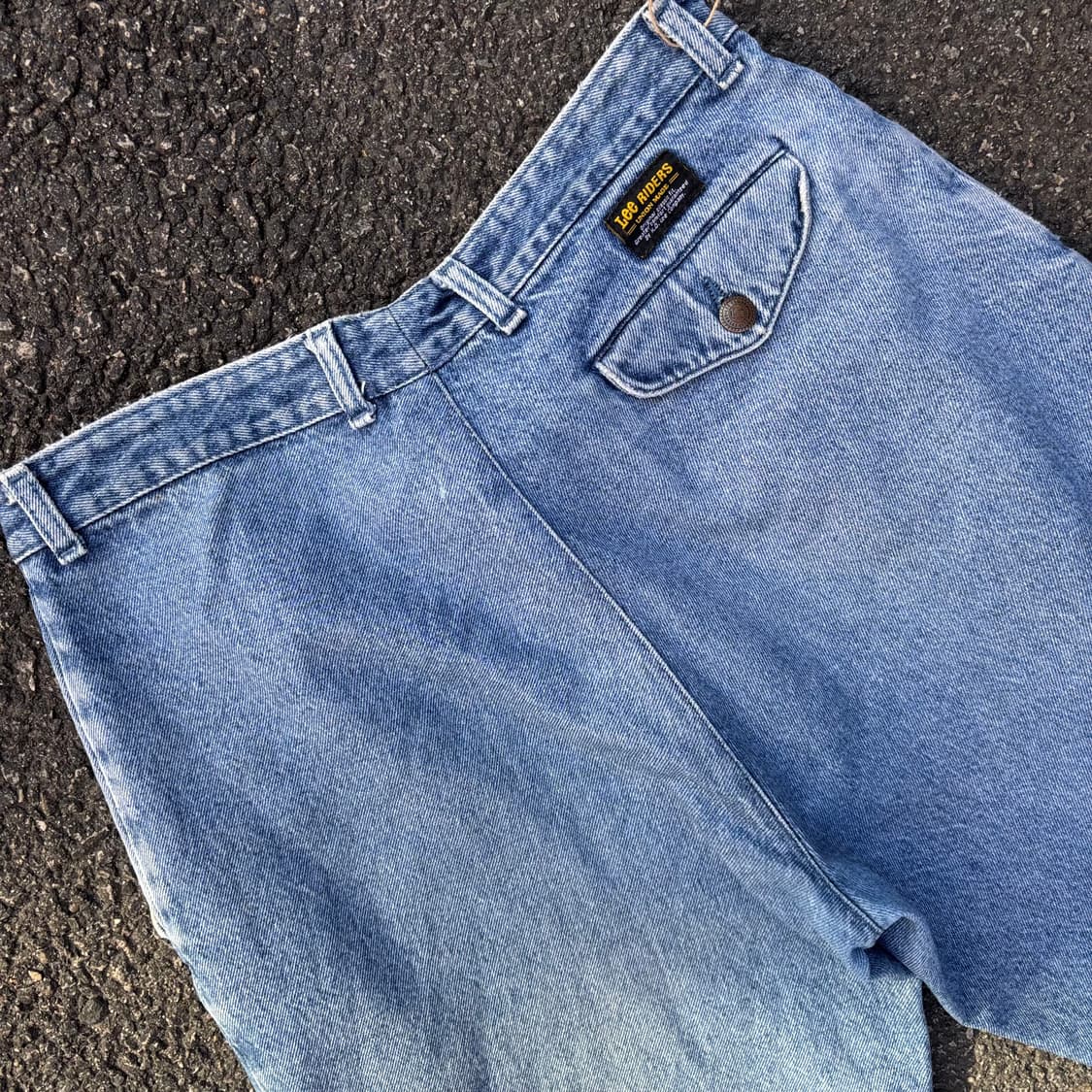 90년대 일본 리 투턱 데님 팬츠 상품이미지10