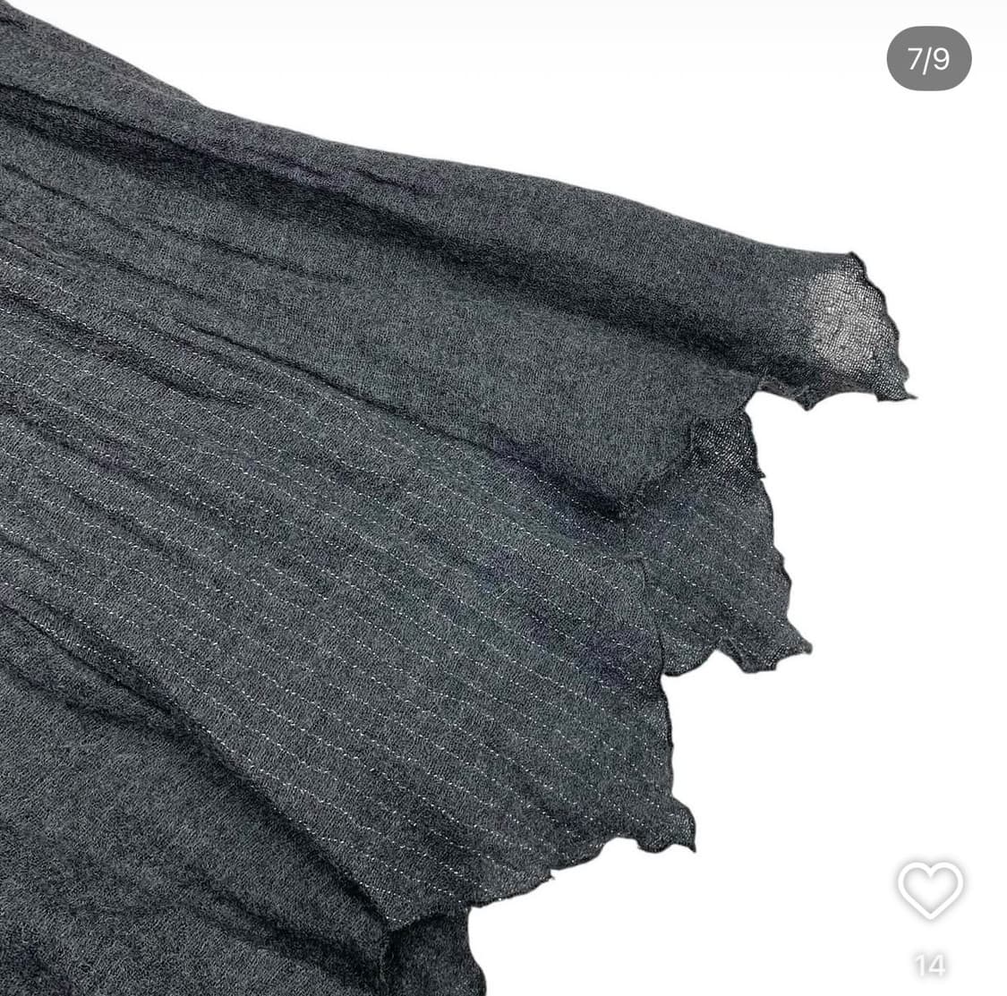 합정빈티지 모리 페어리 언발란스 스커트 상품이미지3