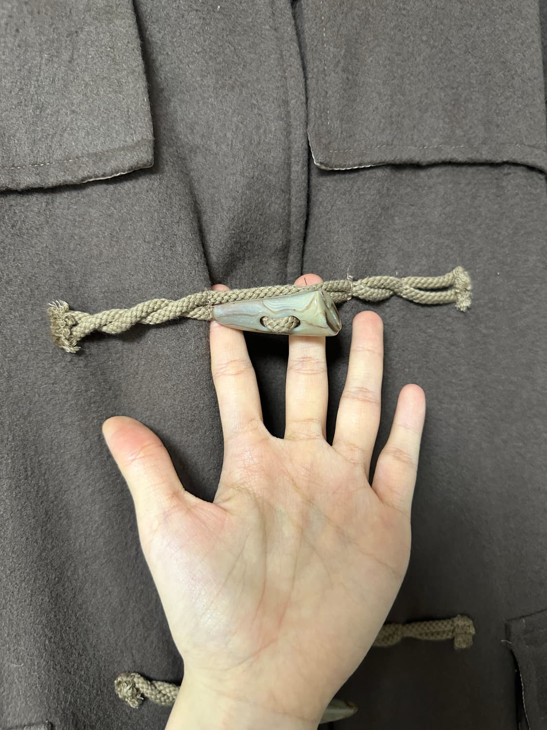 빈티지 떡볶이 브라운 코트 상품이미지4