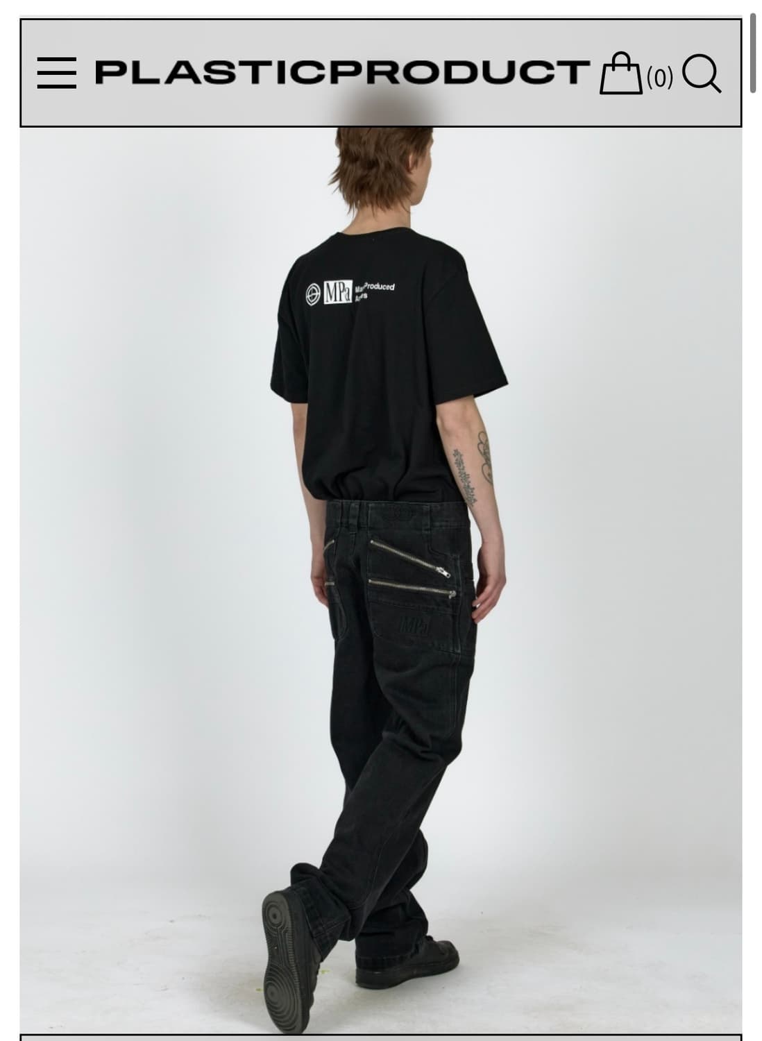 MPa SPLIT POCKET PANTS 플라스틱 프로덕트 팬츠 상품이미지1