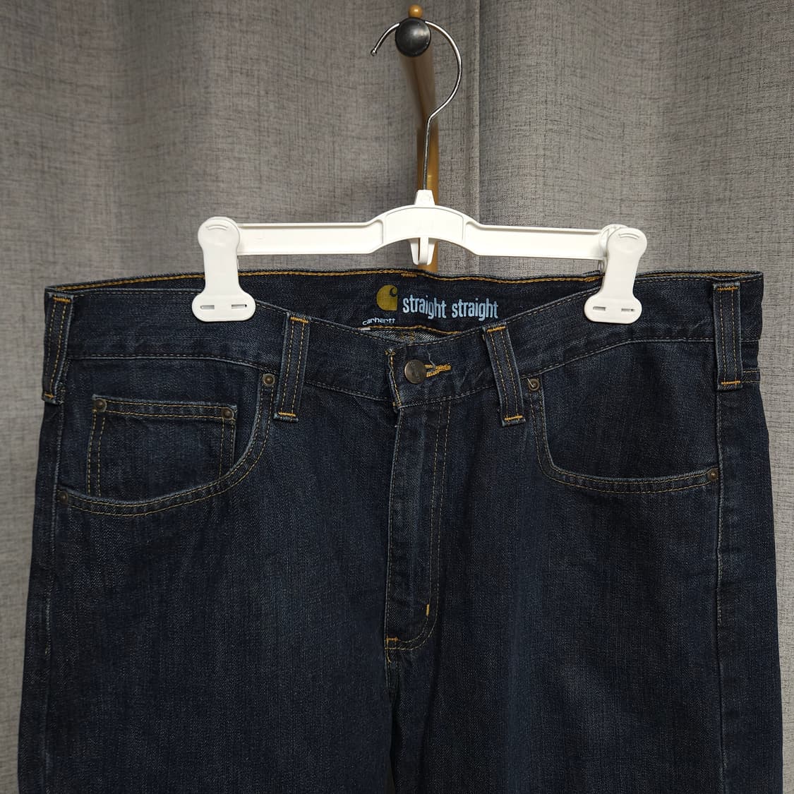 36/32 ) 칼하트 스트레이트 진청 청바지 상품이미지4