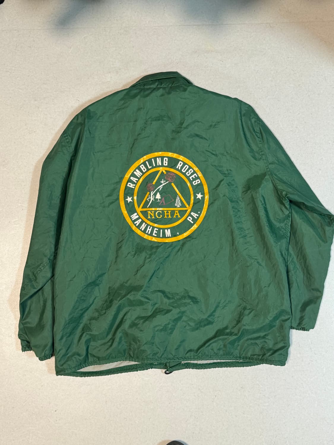 80s dunbrooke usa made 나일론 바람막이 코치 자켓 상품이미지2