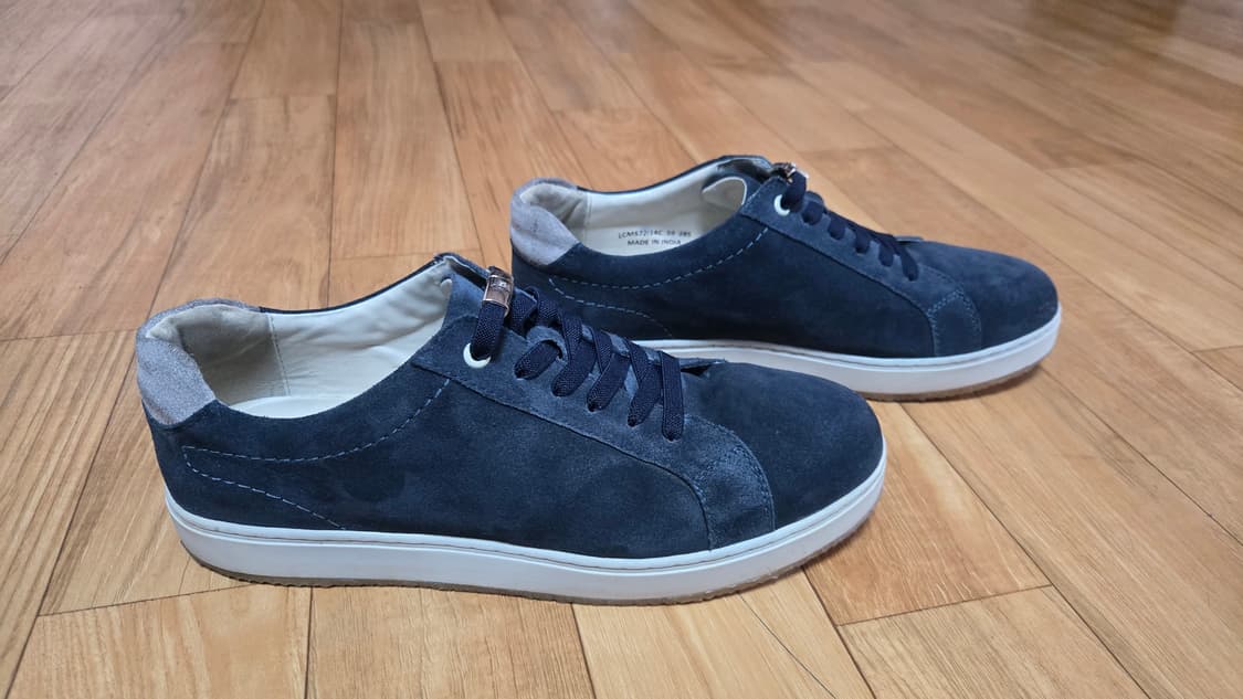 엘칸토 인텐스 남성 천연 소가죽 스웨이드 스니커즈 285,로퍼,운동화 상품이미지3