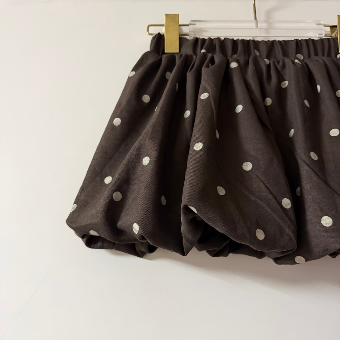 새상품 여자 도트 펌킨 스커트 (브라운) 상품이미지2