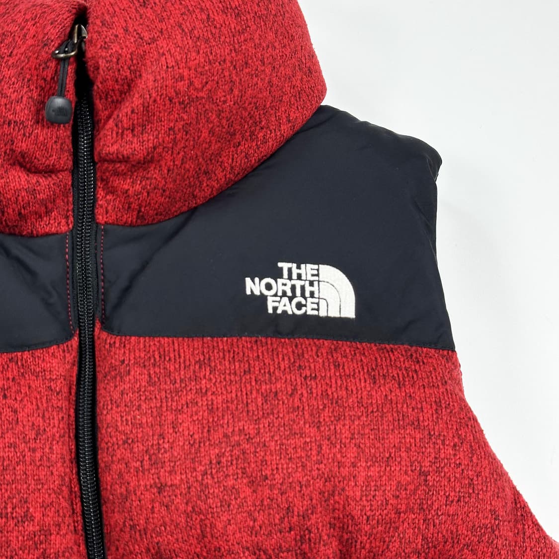 노스페이스 700 다운 니트 패딩 조끼 여성XS 상품이미지4