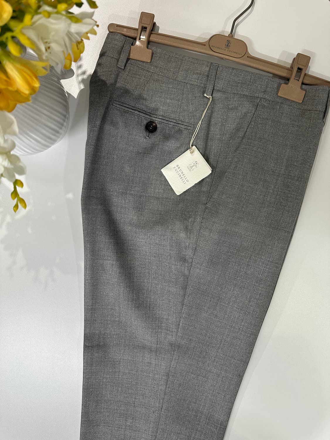 브루넬로 쿠치넬리 울팬츠 슬랙스 팬츠 상품이미지1