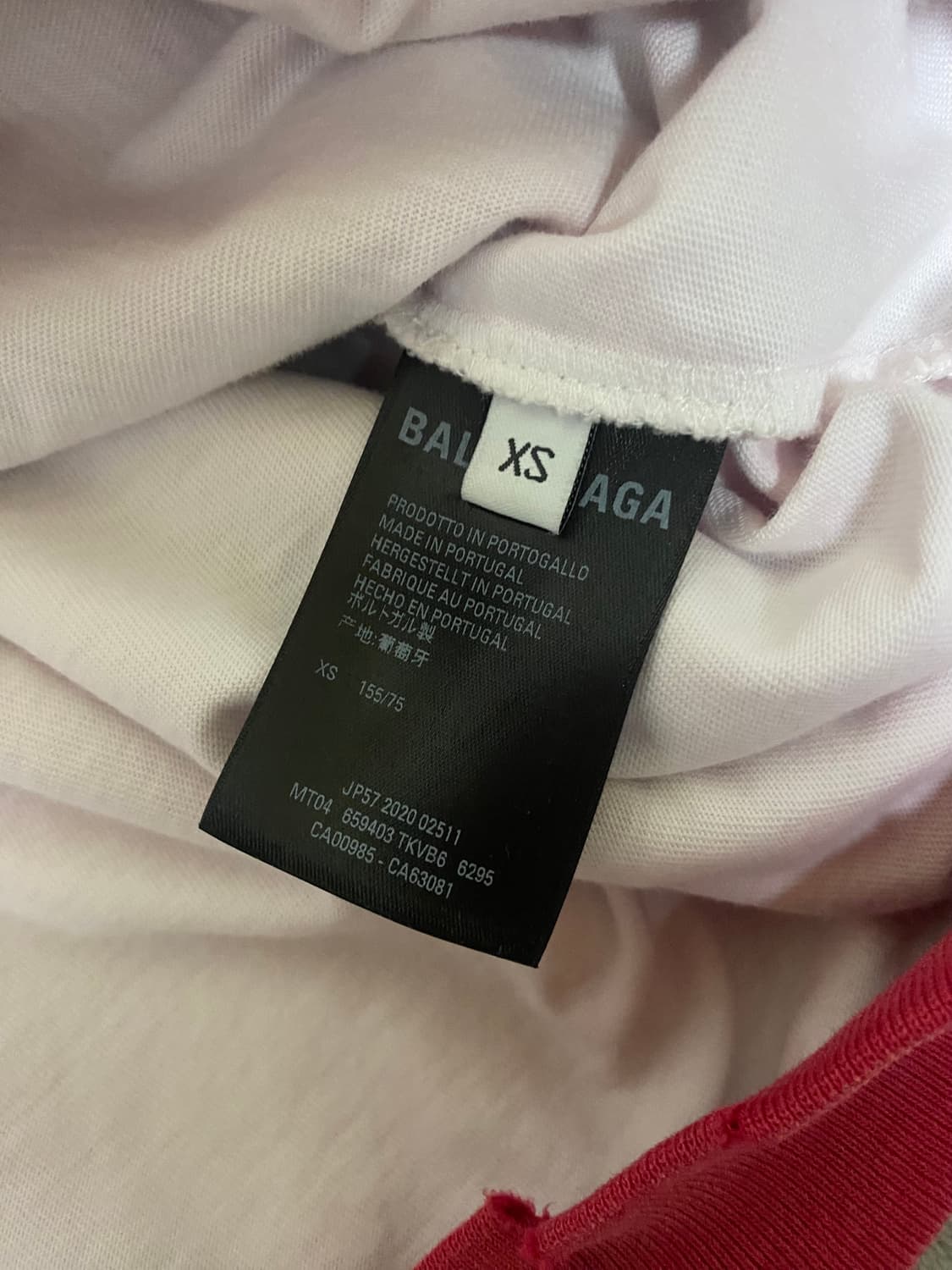 [XS] 발렌시아가 디스트로이드 후드 라즈베리 상품이미지5