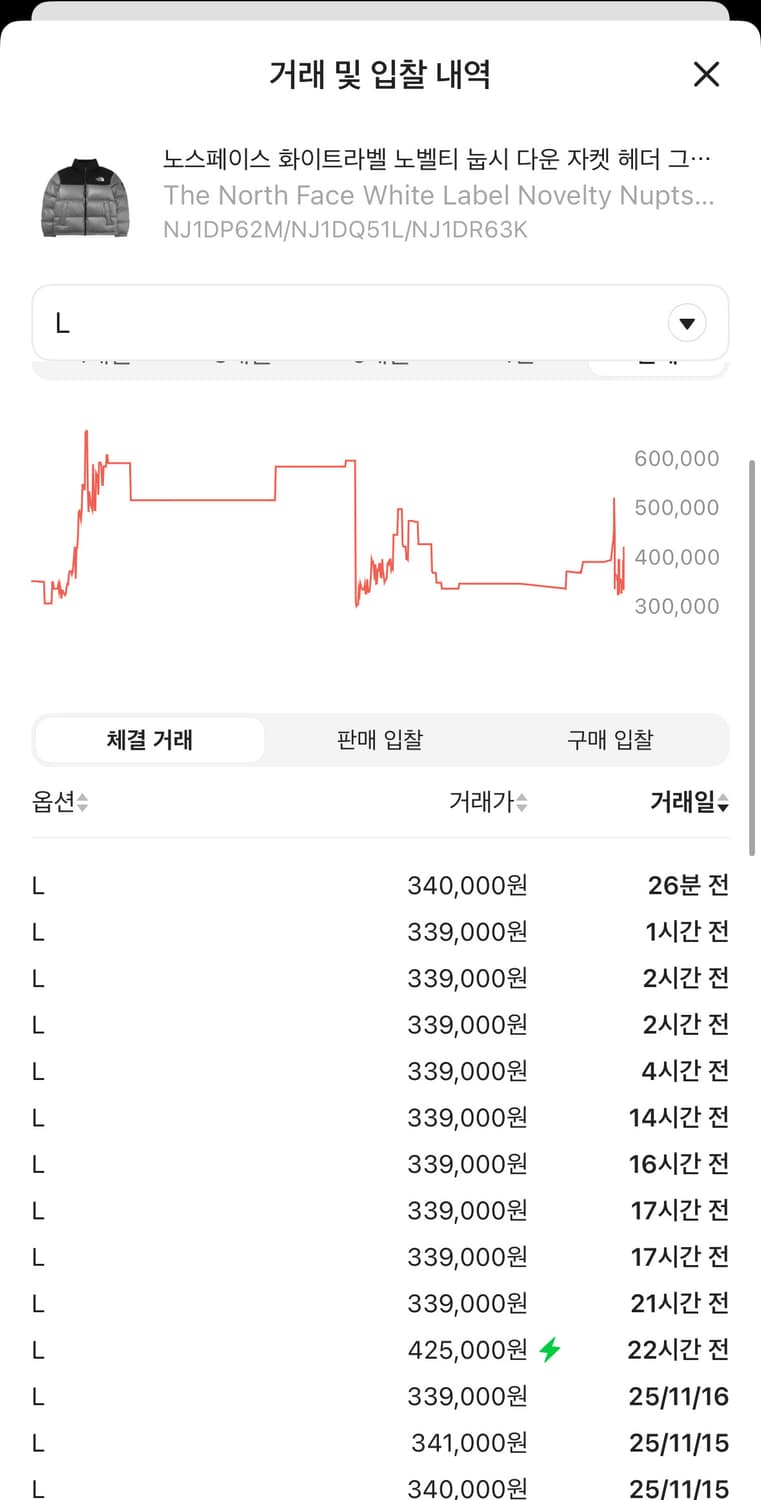 노스페이스 화이트라벨 노벨티 눕시 헤더 그레이 상품이미지2