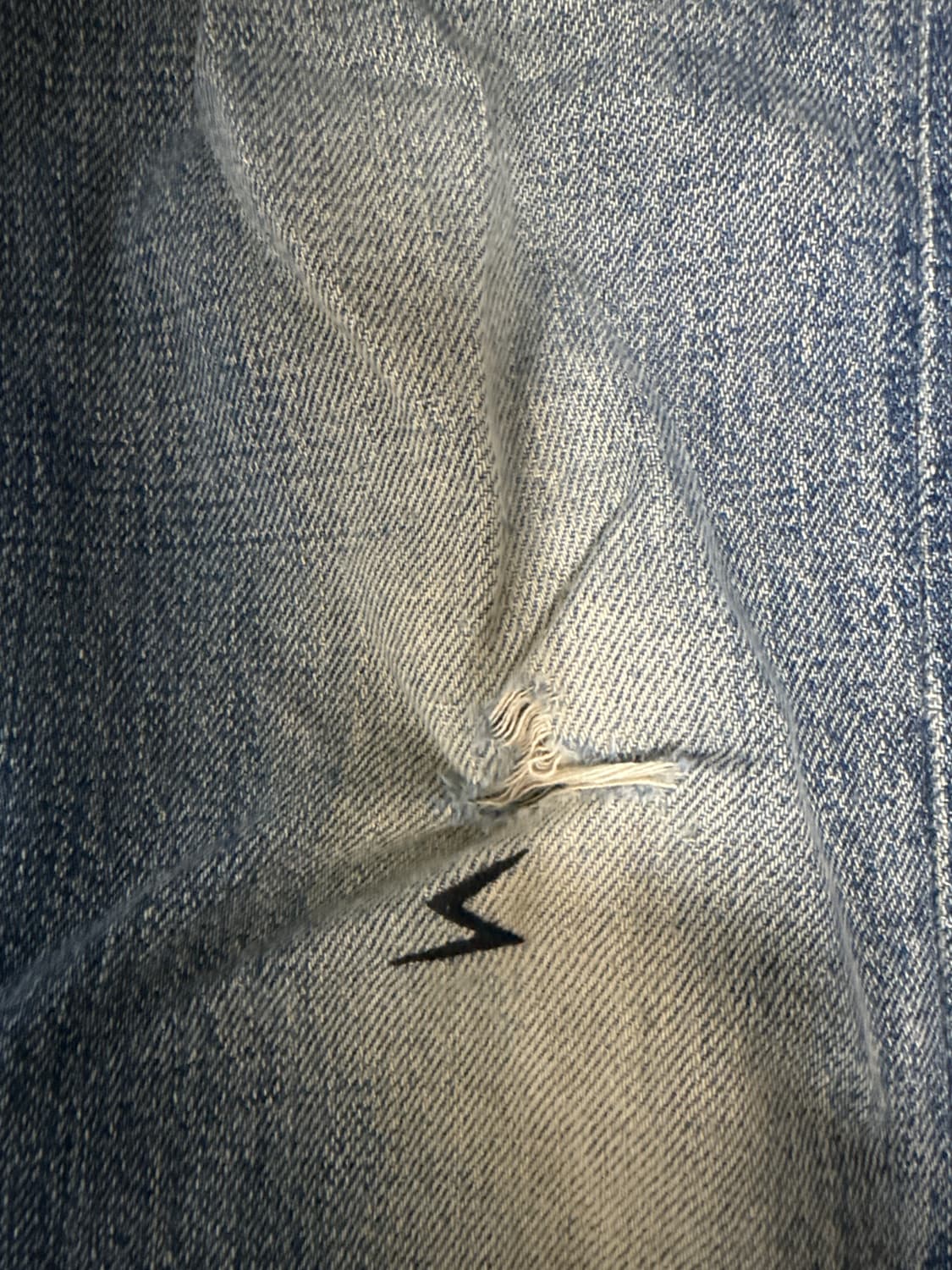 언더커버 04AW 번개 데님진 상품이미지3