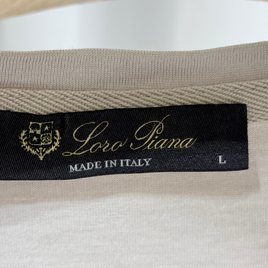 (A+/L) / 로로피아나 실크 코튼 크루넥 반팔 티셔츠 상품이미지5