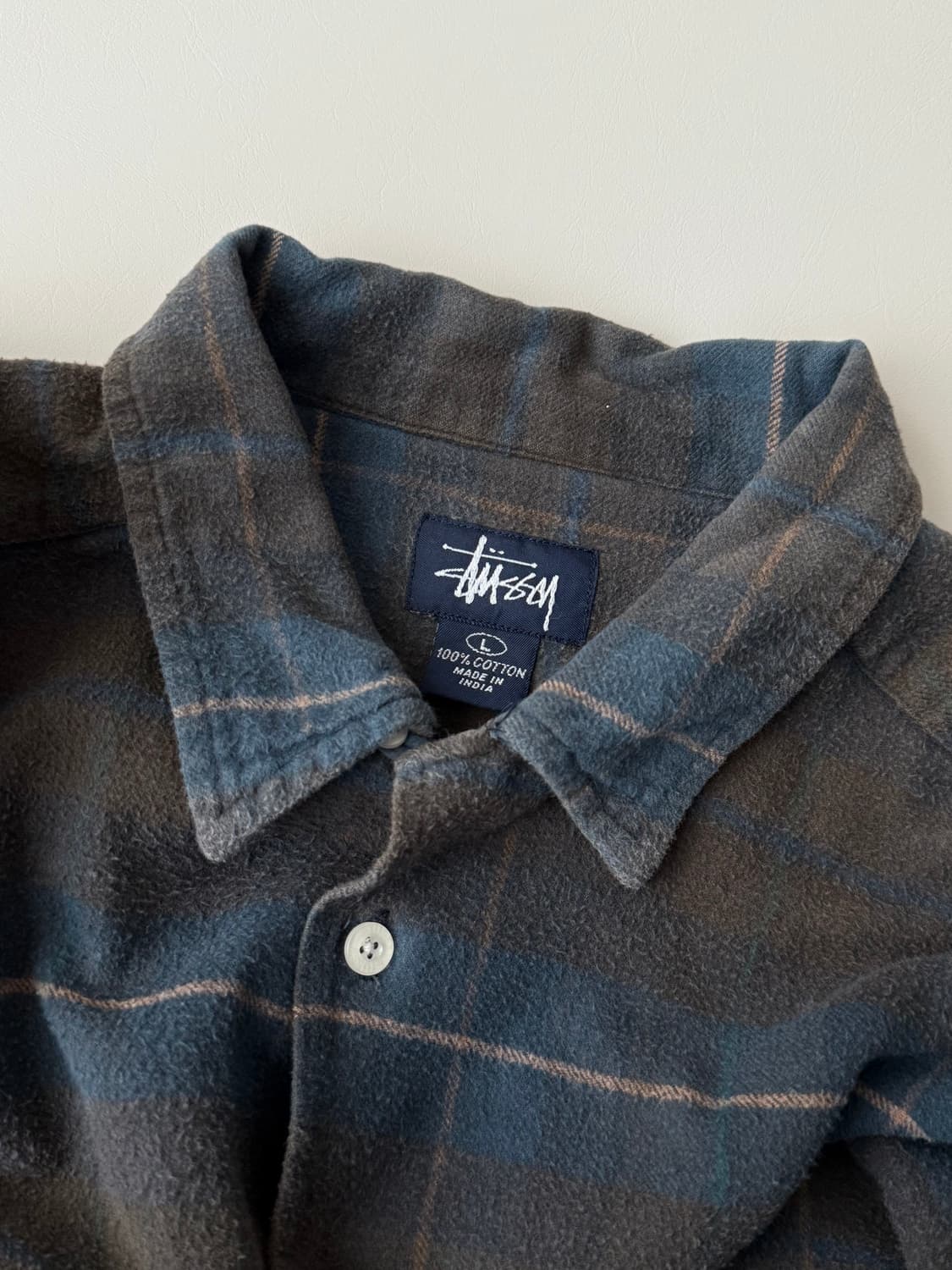 올드 스투시 체크 서츠 상품이미지4