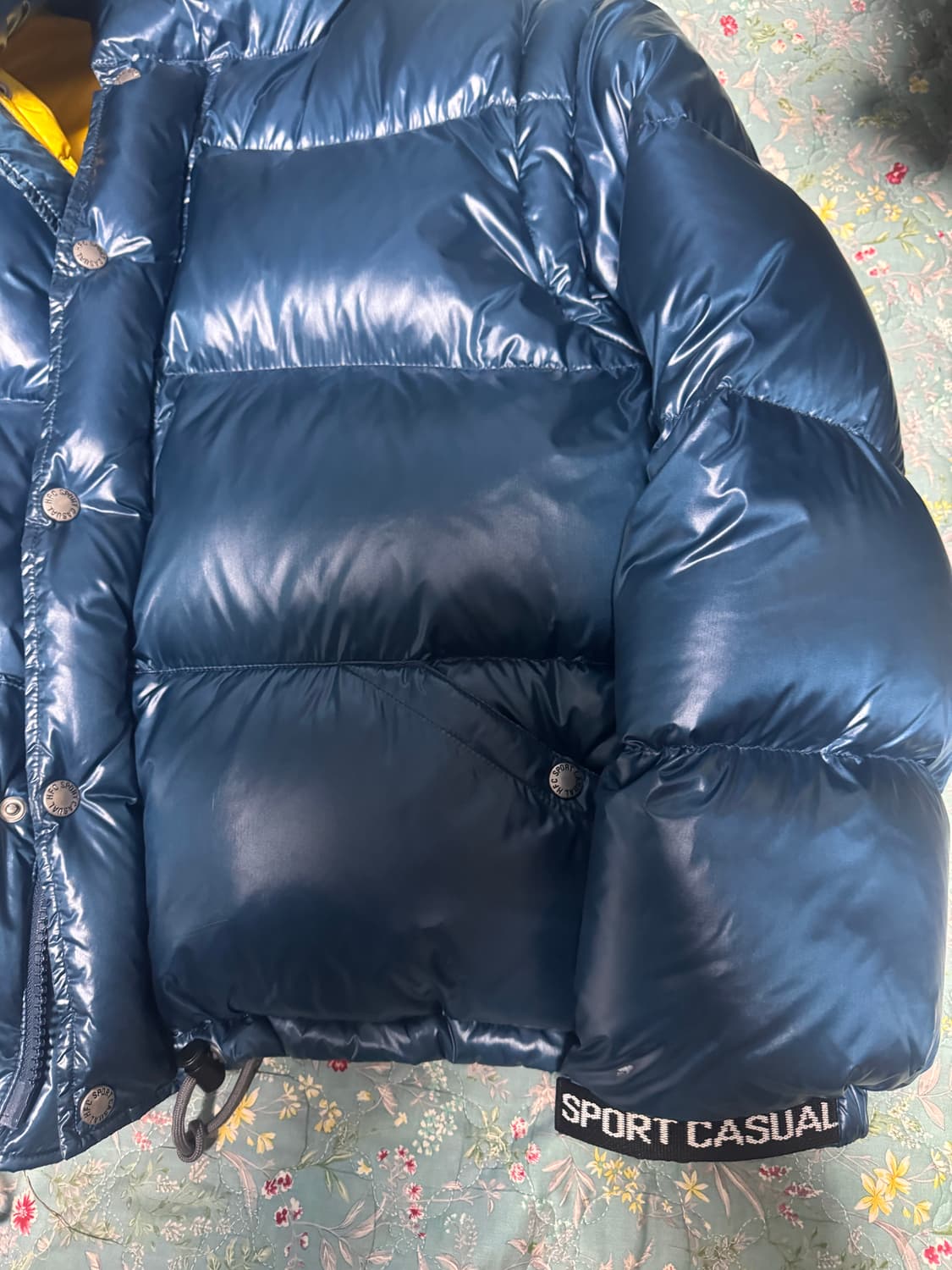 [M]헤리티지플로스 패딩 블루 상품이미지3