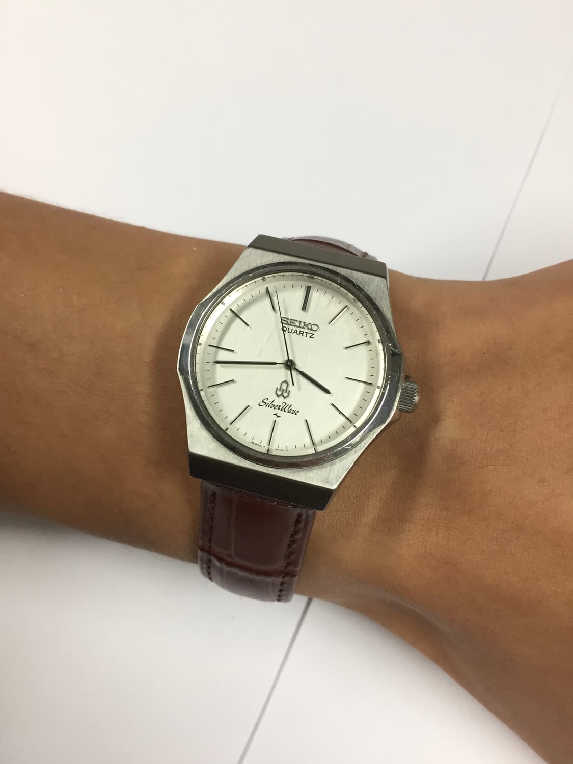 80s seiko silver wave quartz 상품이미지1