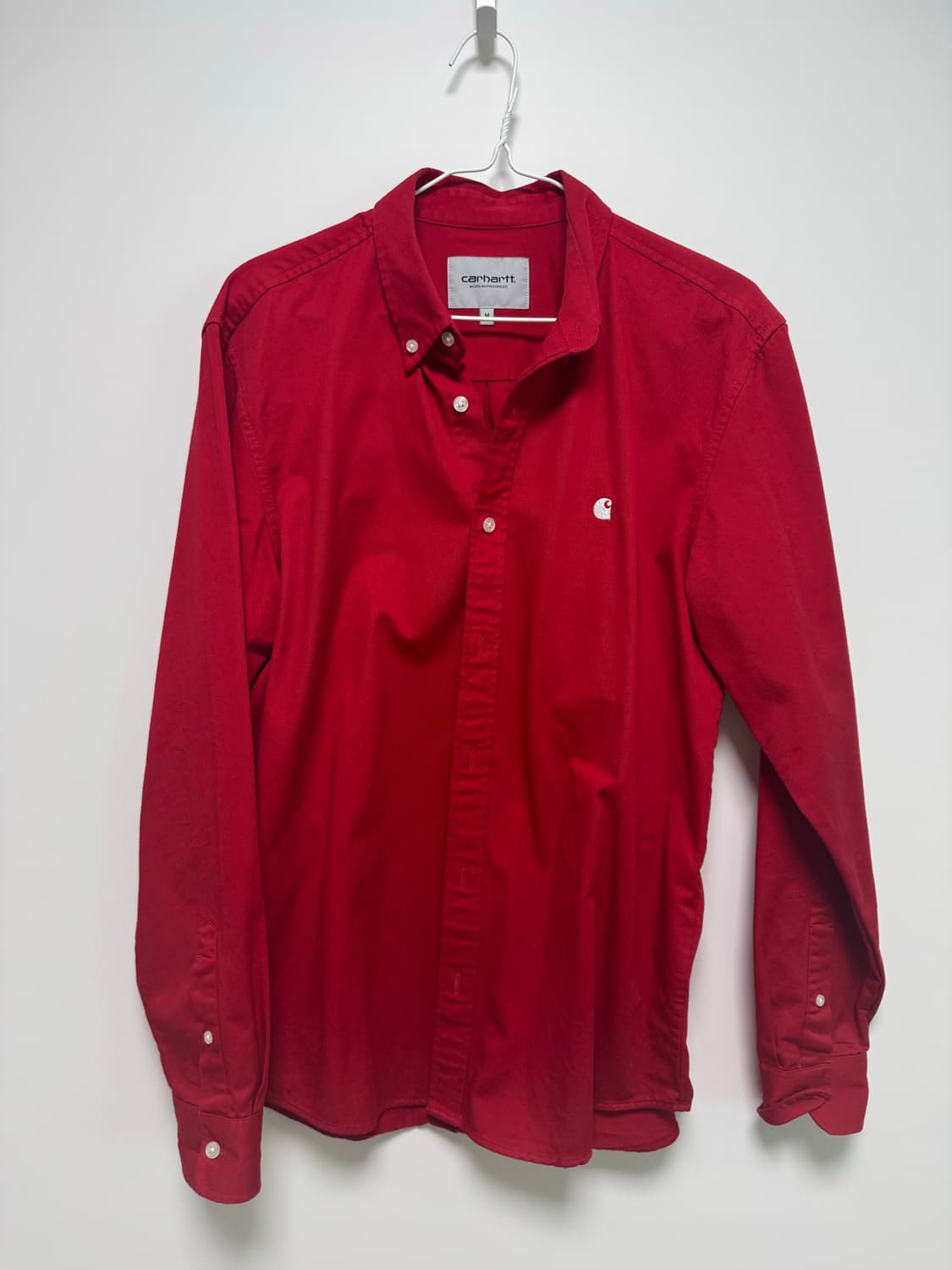 칼하트 WIP 메디슨 셔츠 레드 M  상품이미지1