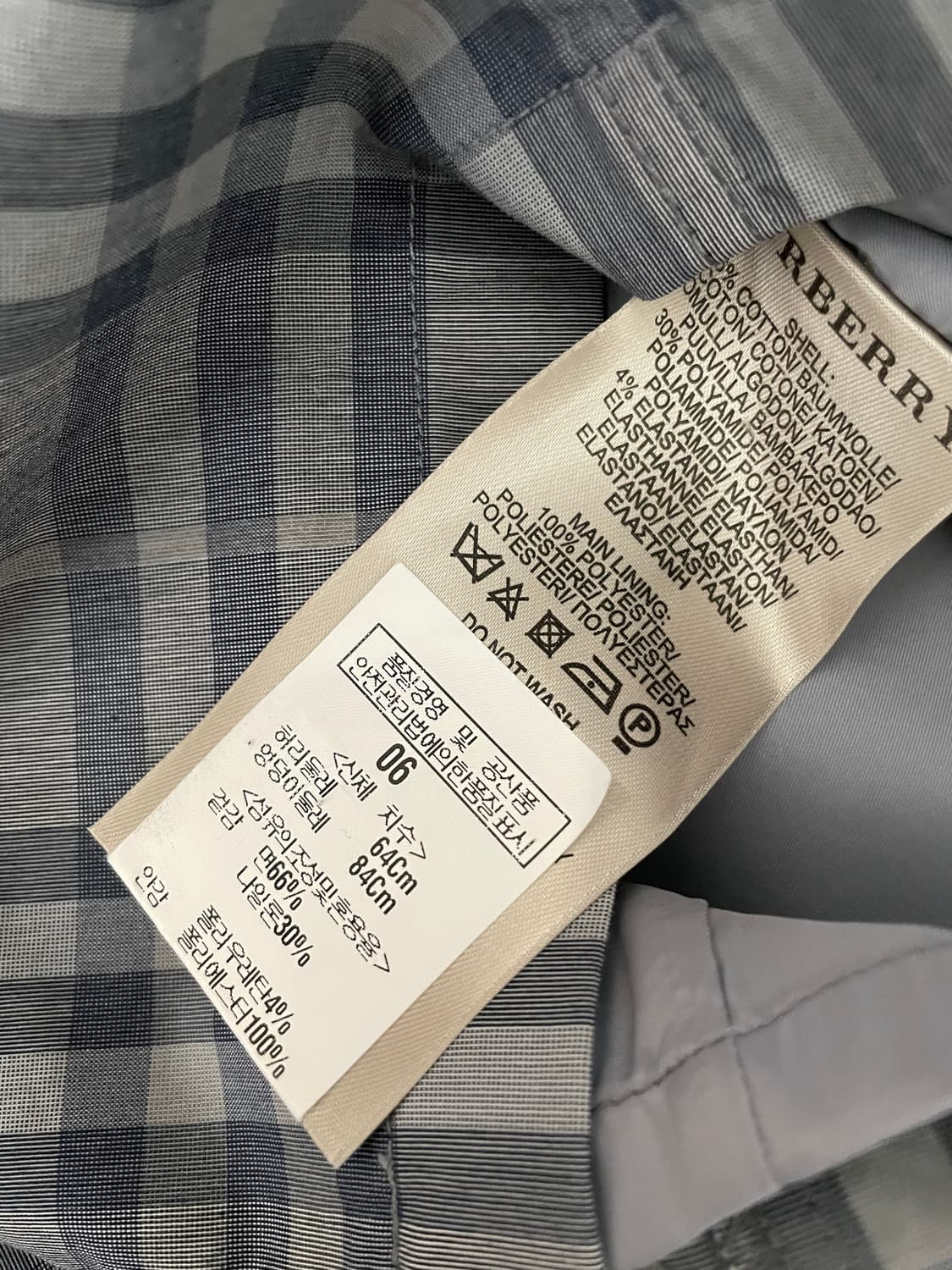 버버리 그레이 노바체크 원피스 상품이미지8