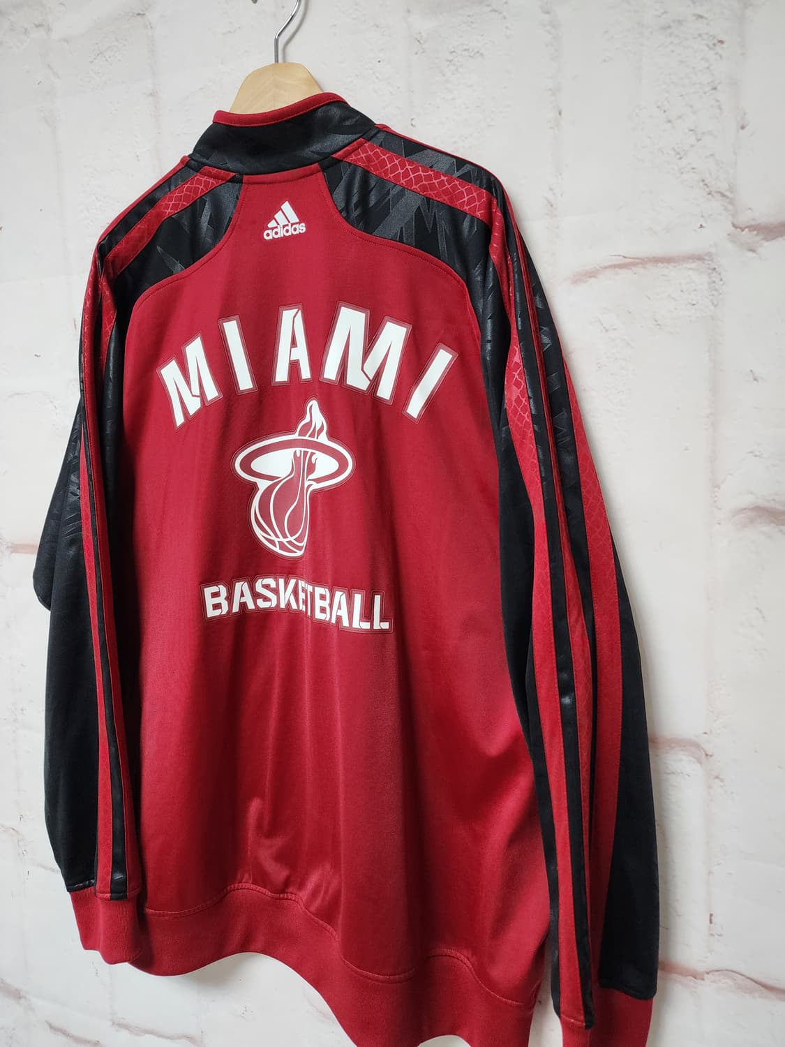 아디다스 NBA 마이애미 HEAT 트랙 자켓 상품이미지5